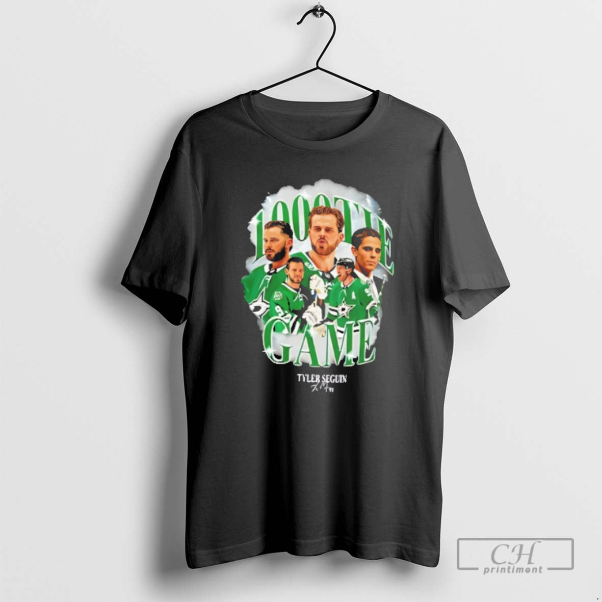 Classic Tyler Seguin Dallas Stars 1000th Game Graphic Shirt Sweater