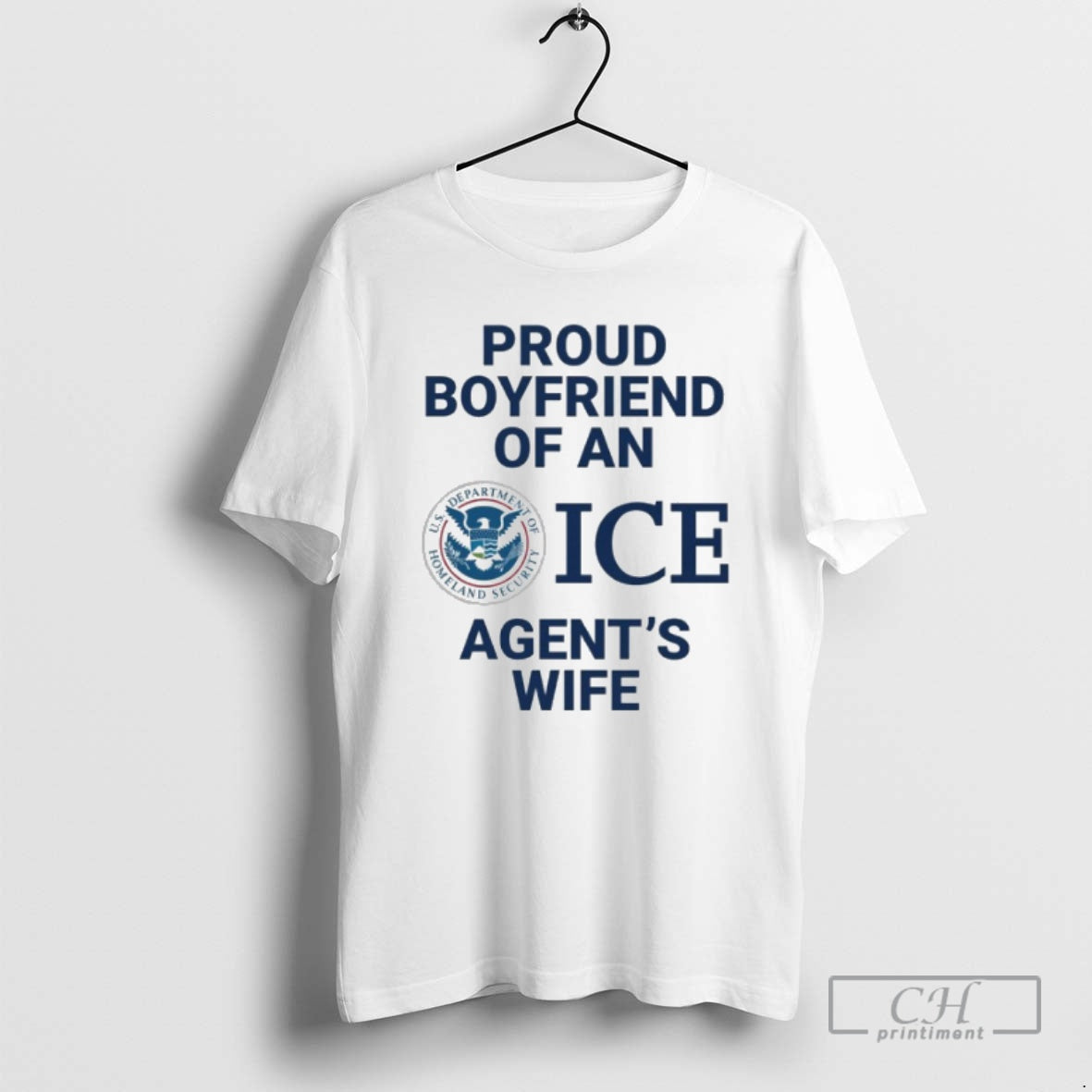 Classic Usa Proud Boyfriend Of An Ice Agents Wife Shirt Sweater