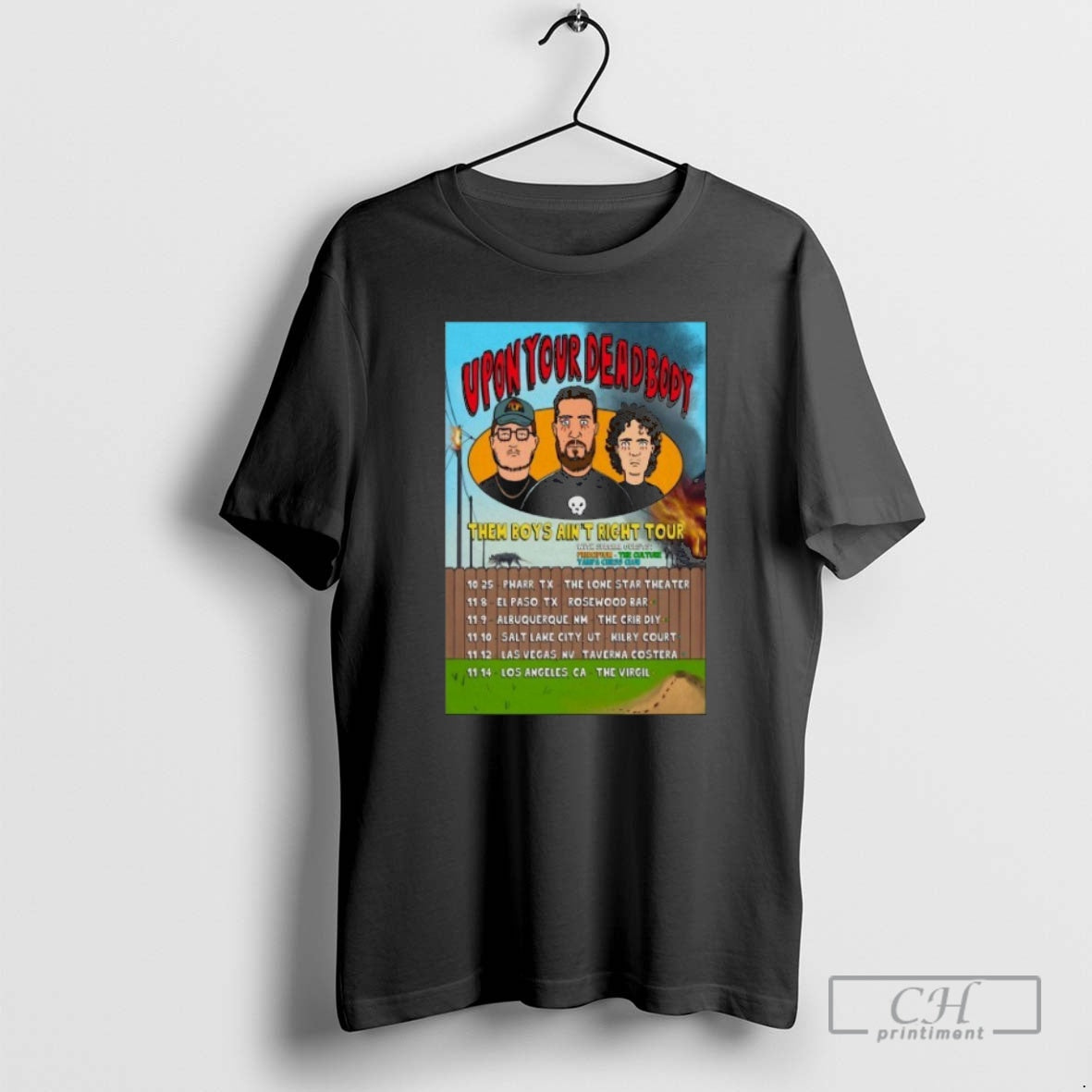 Classic Upon Your Dead Body Them Boys Aint Right Tour 2025 November Shirt Sweater