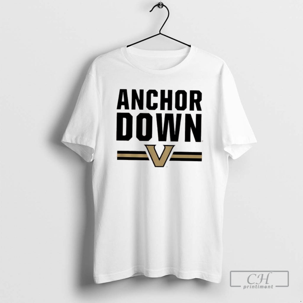 Classic Vanderbilt Commodores Anchor Down Logo Shirt Sweater