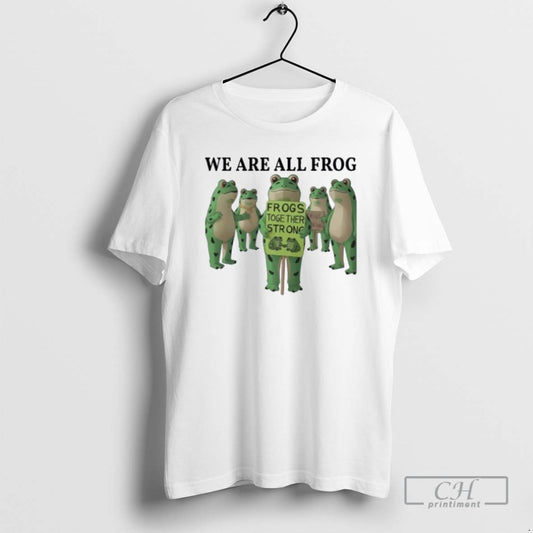 Classic We Are All Frog Together Strong Portland Frog Resist Anti Ice Shirt Sweater