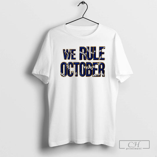 Classic We Rule October Los Angeles Dodgers Shirt Sweater