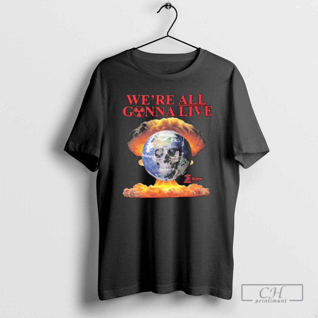 Classic Were All Gonna Live Offline Ceramics Shirt Sweater