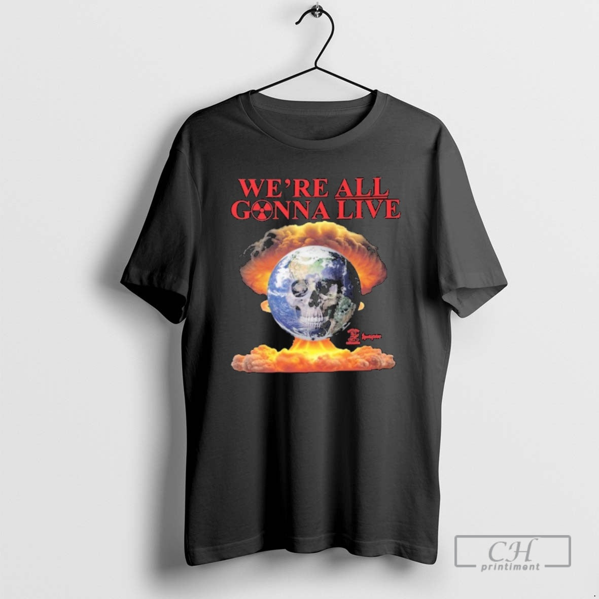 Classic Were All Gonna Live Offline Ceramics Shirt Sweater