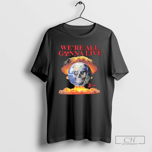 Classic Were All Gonna Live Offline Ceramics Shirt Sweater
