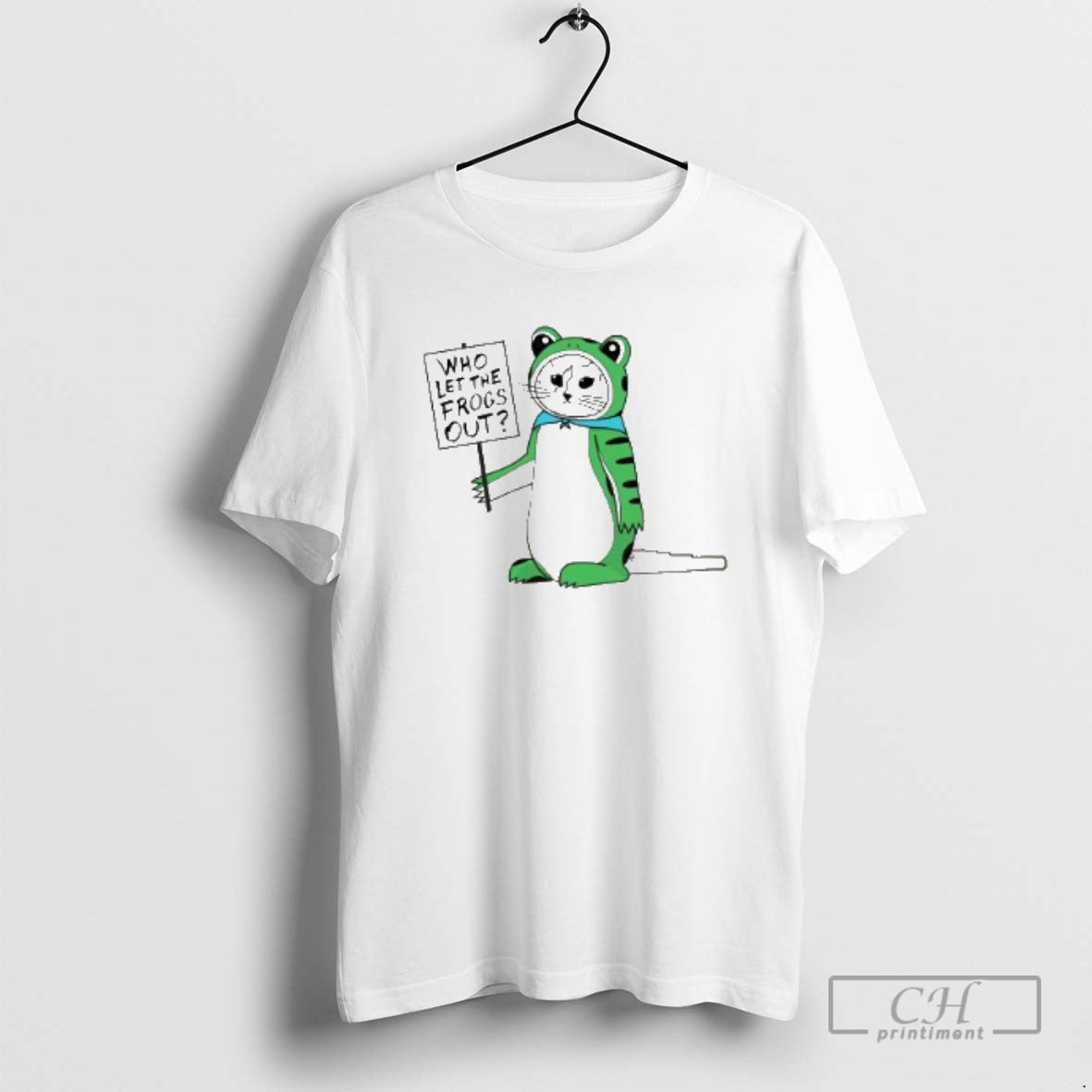 Classic Who Let The Frogs Out Cat Meme Shirt Sweater