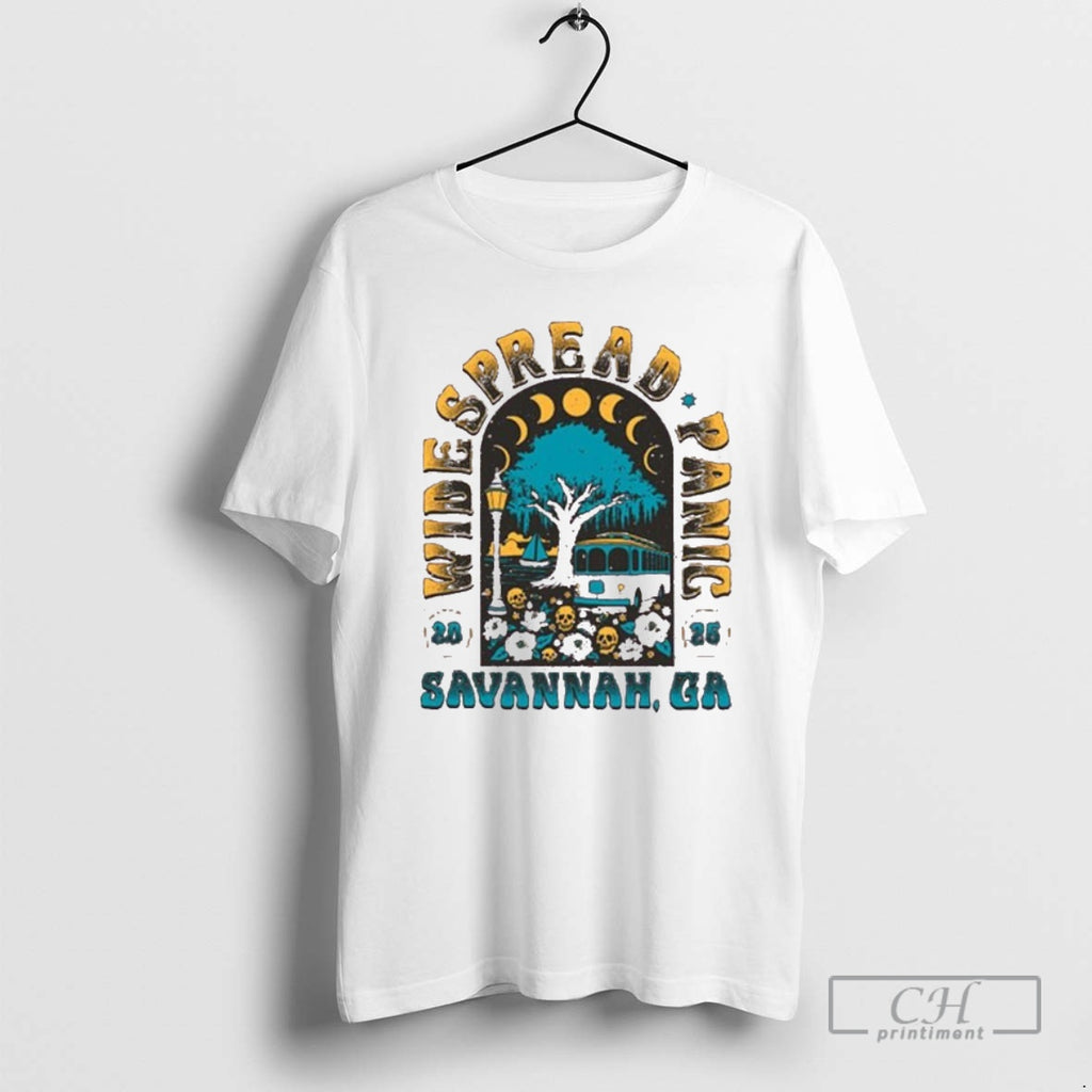 Classic Widespread Panic 2025 Tour Savannah Ga Shirt Sweater