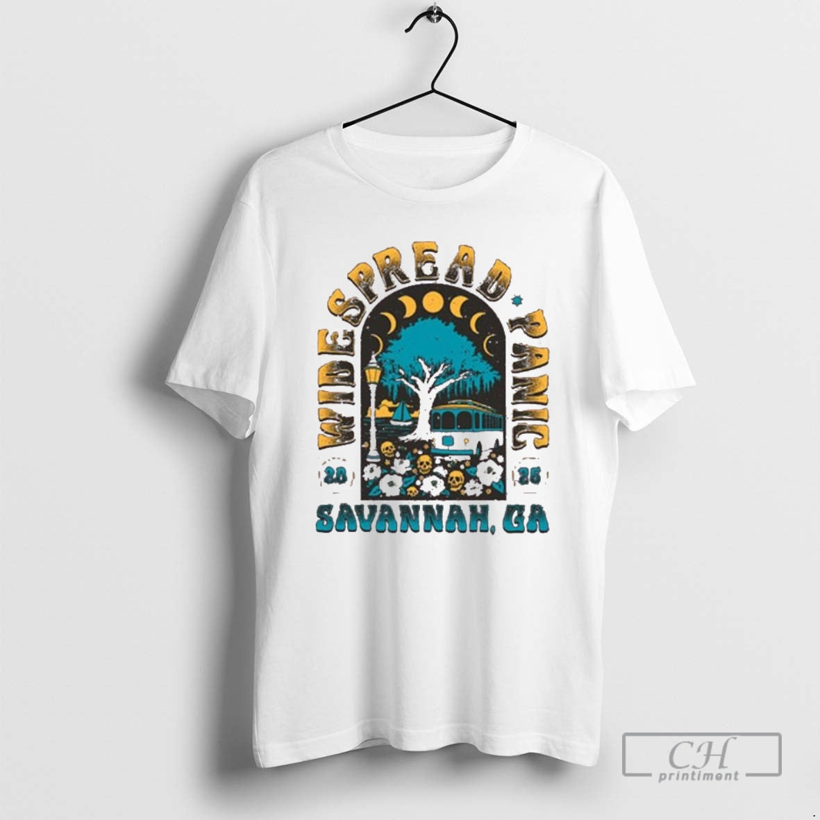 Classic Widespread Panic 2025 Tour Savannah Ga Shirt Sweater
