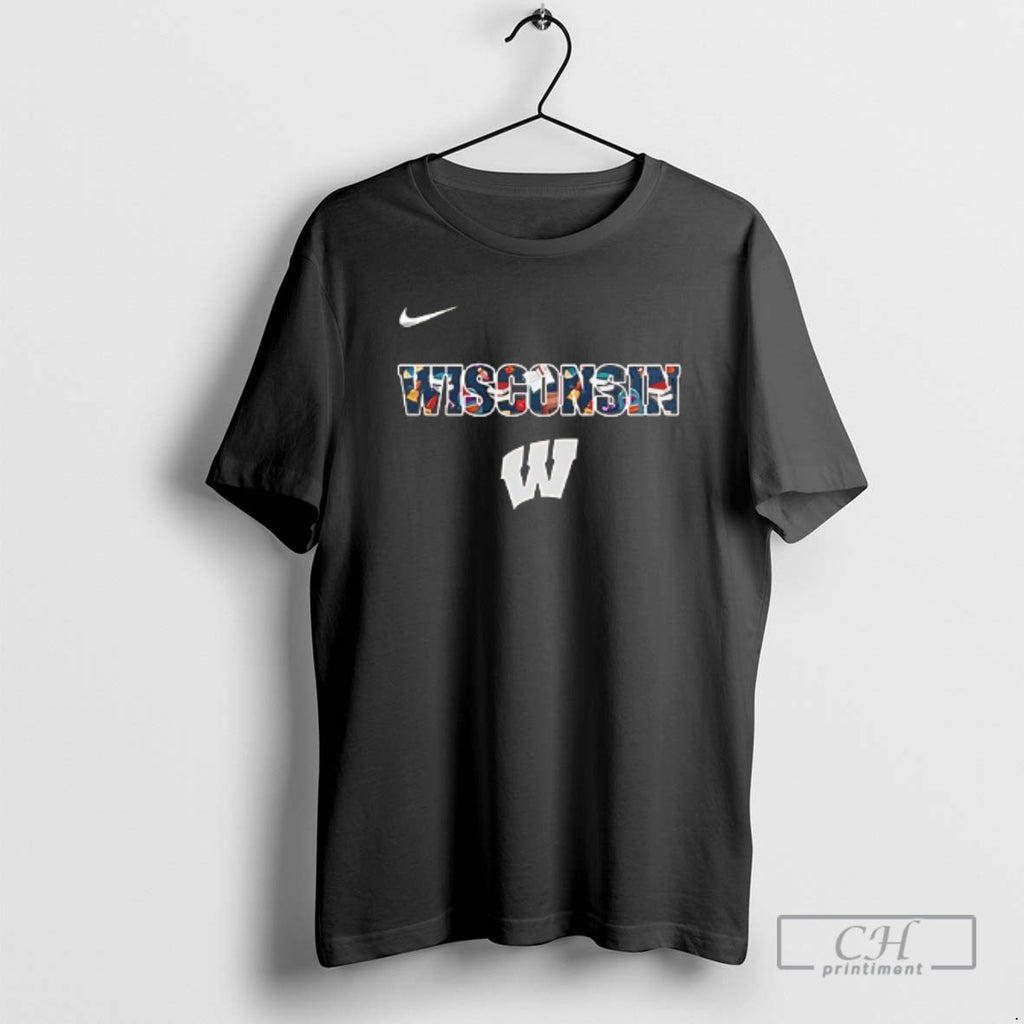 Classic Wisconsin Badgers Teacher Teach Love Inspire Appreciation 2025 Shirt Sweater