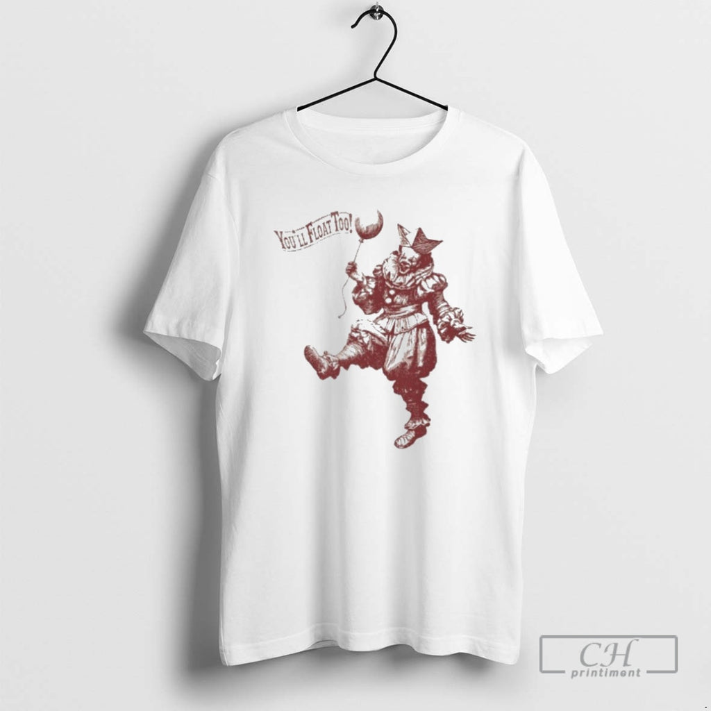 Classic Youll Float Too Circus Clown Pennywise Shirt Sweater