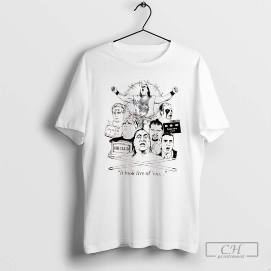 Classic Zandigs Famous Jesus It Took Five Of Em Graphic Shirt Sweater