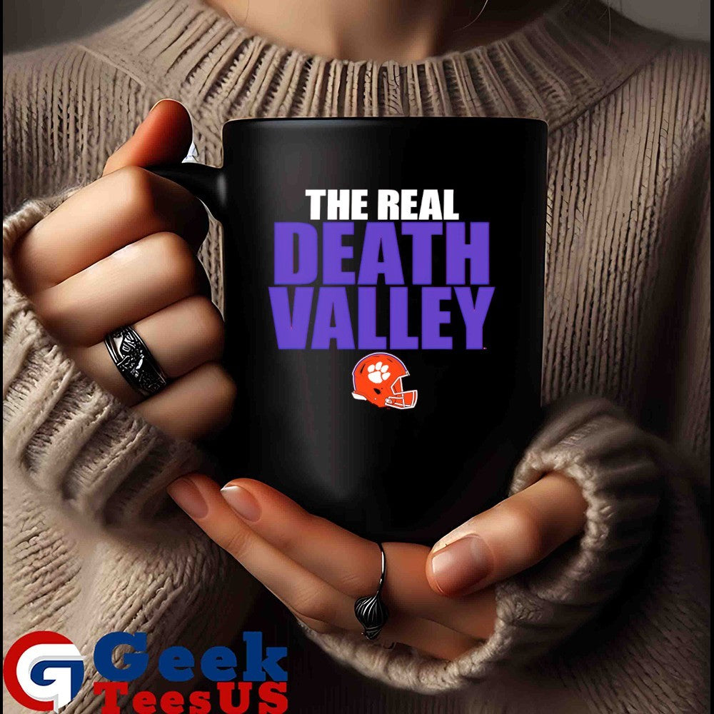 Clemson Tigers The Real Death Valley helmet 2025 shirt