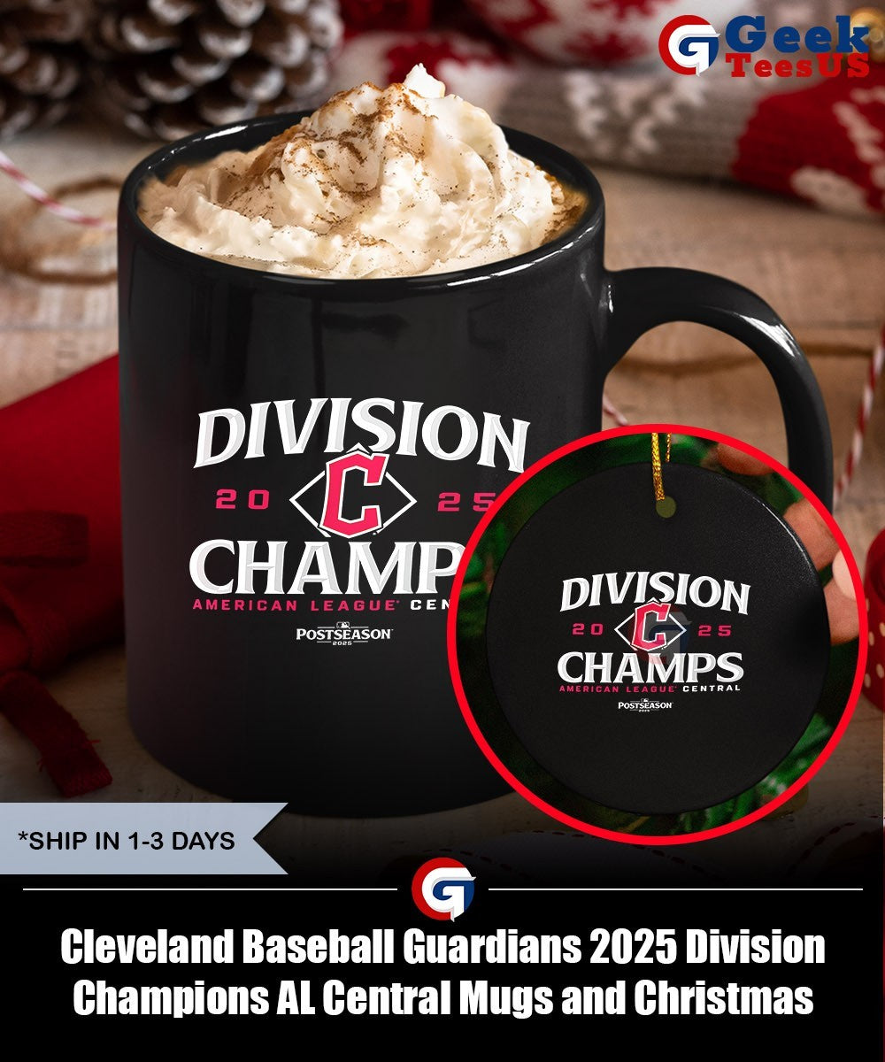 Cleveland Baseball Guardians 2025 Division Champions AL Central shirt