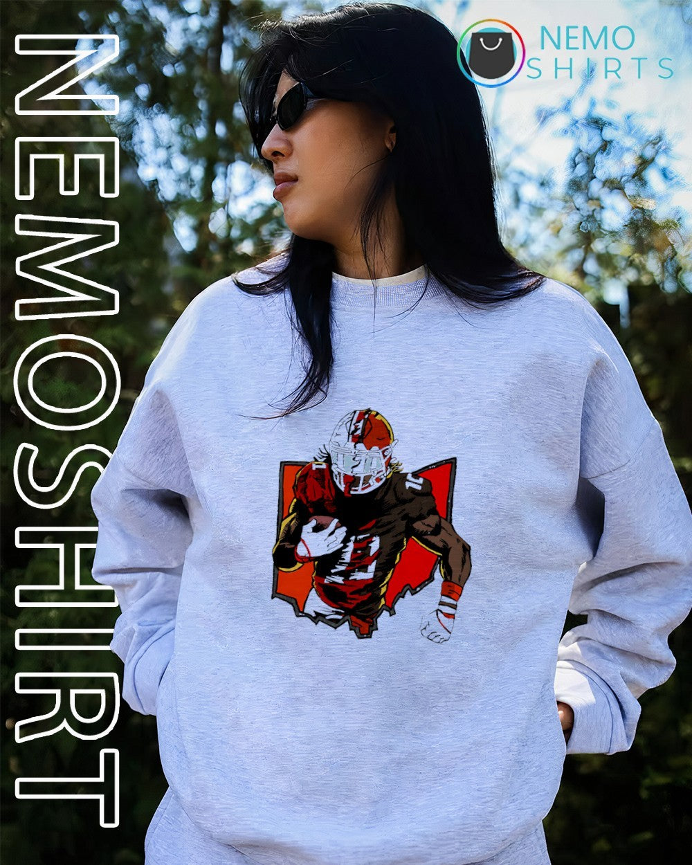 Cleveland Browns OHIO RB player collage shirt