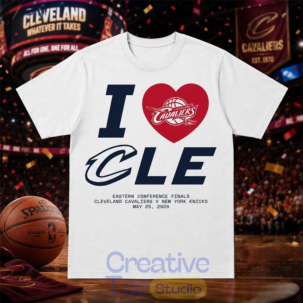 Cleveland Cavaliers Game 4 2026 I Love CLE Shirt