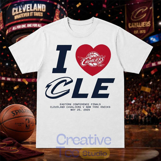 Cleveland Cavaliers Game 4 2026 I Love CLE Shirt