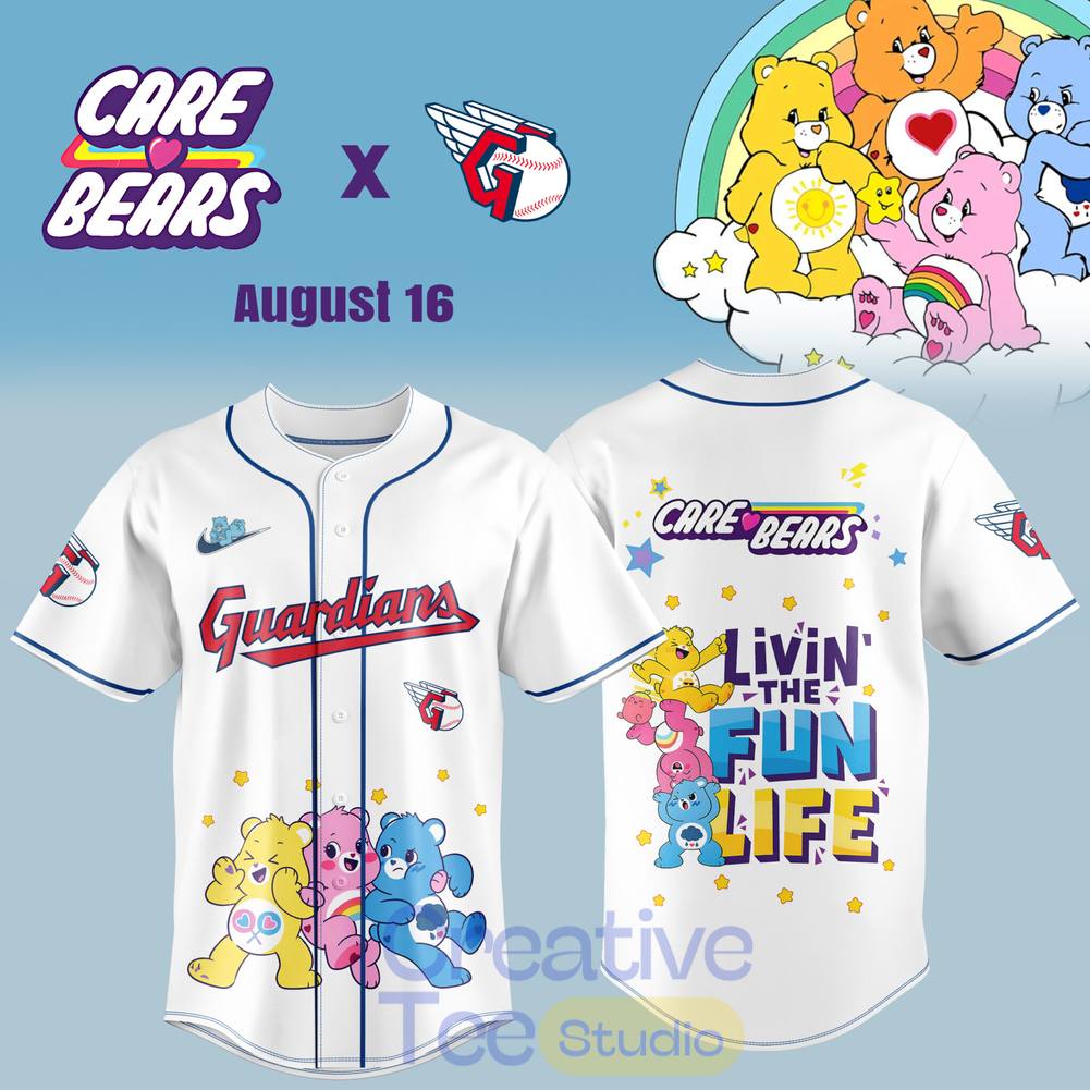 Cleveland Guardians x Care Bears Day Baseball Jersey
