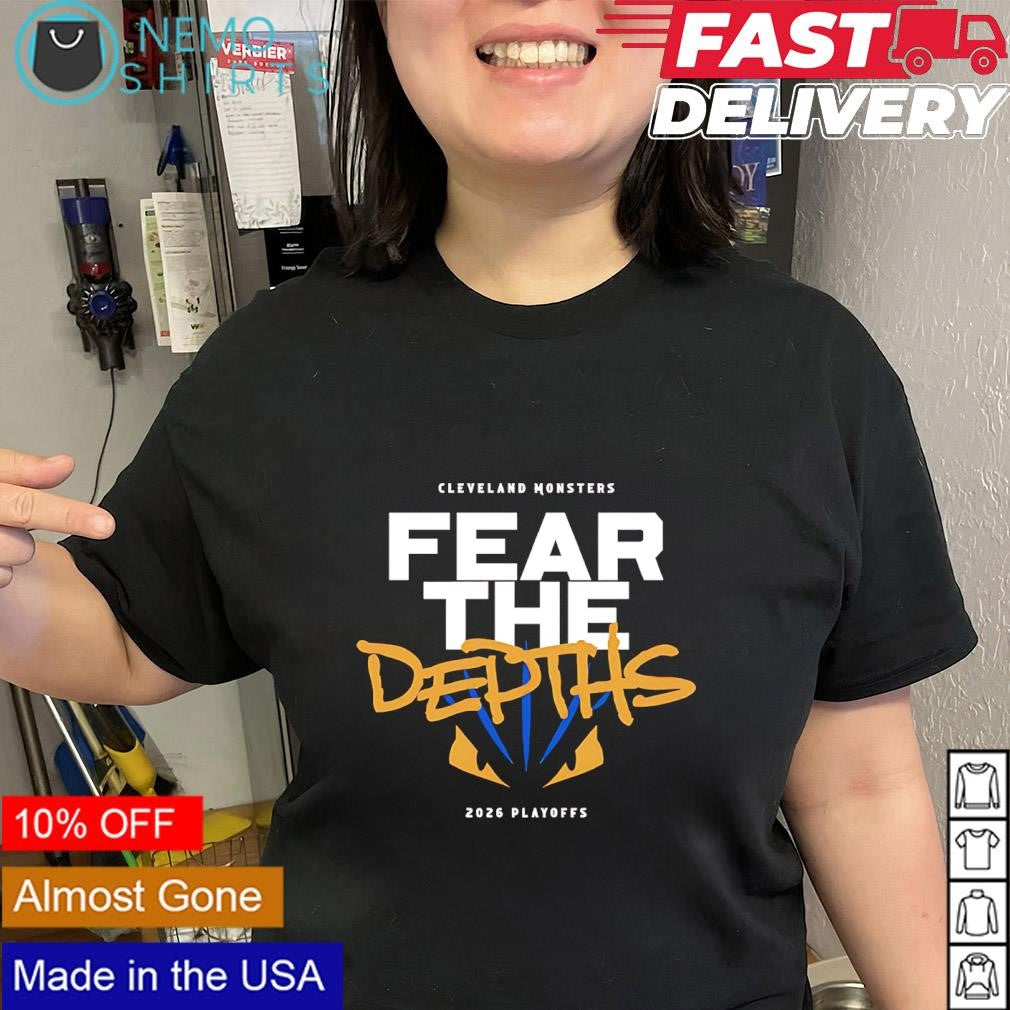 Cleveland Monsters Fear the Depths 2026 Calder Cup Playoff shirt