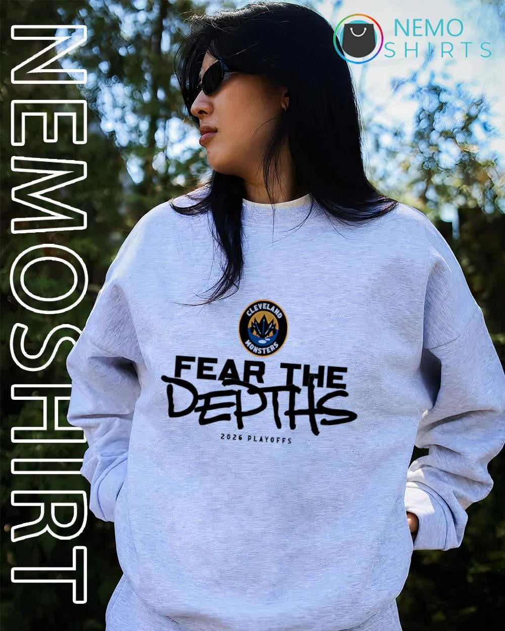 Cleveland Monsters Fear the Depths 2026 Playoff shirt
