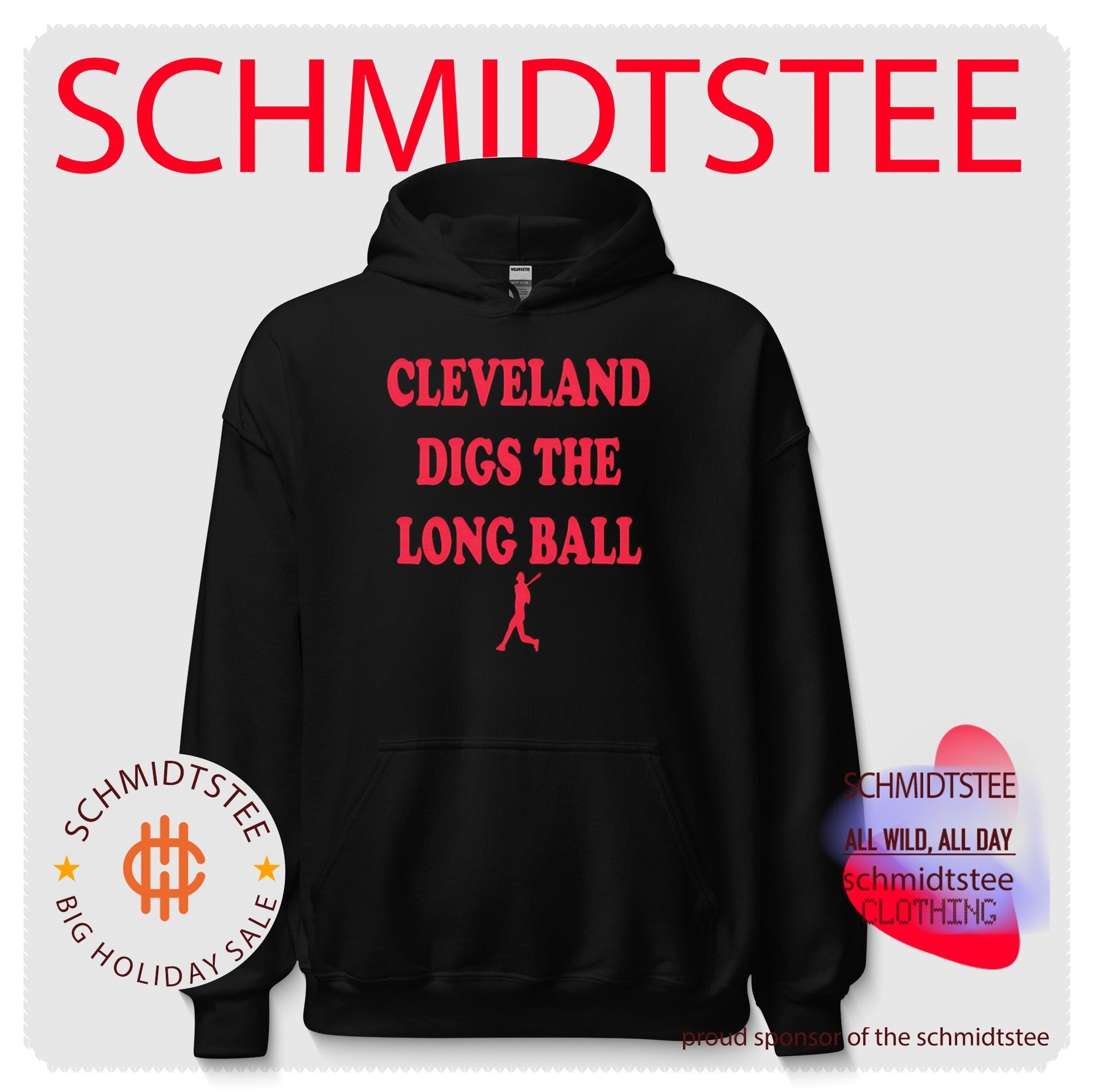 Cleveland digs the long ball baseball shirt