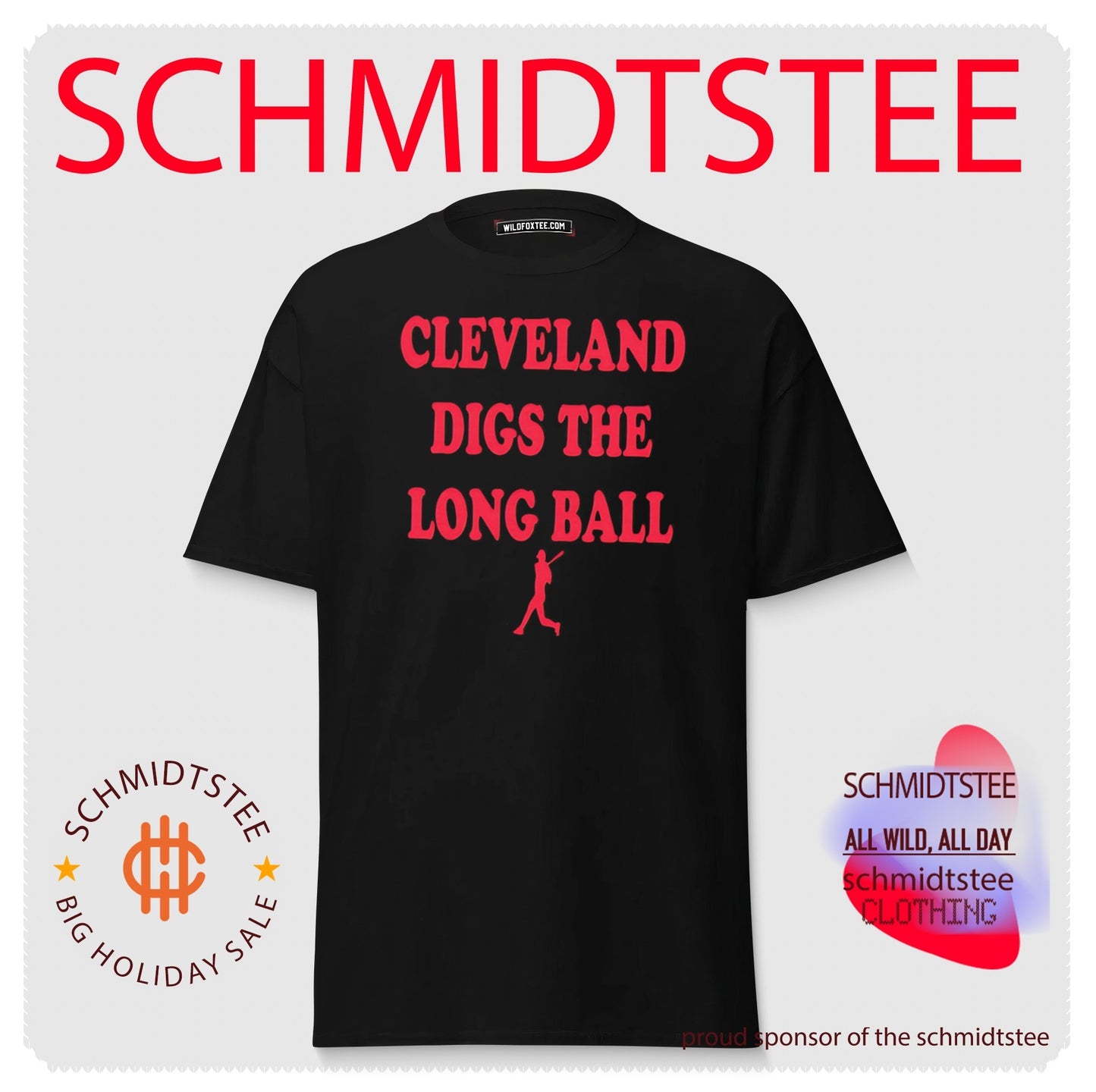 Cleveland digs the long ball baseball shirt