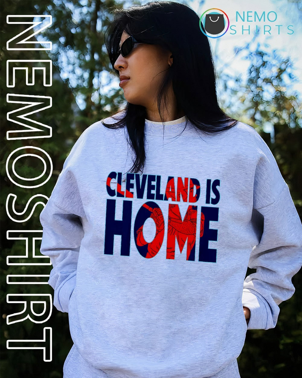 Cleveland is home graphic shirt