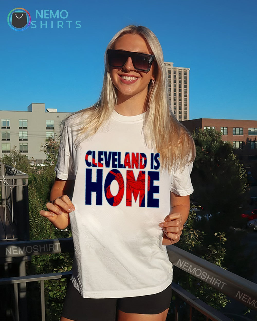 Cleveland is home graphic shirt