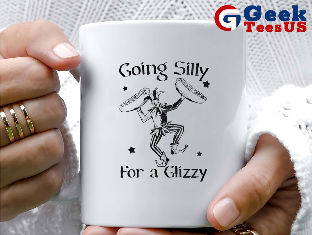 Clown going silly for a glizzy shirt