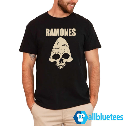 CM Punk Ramones Skull Shirt