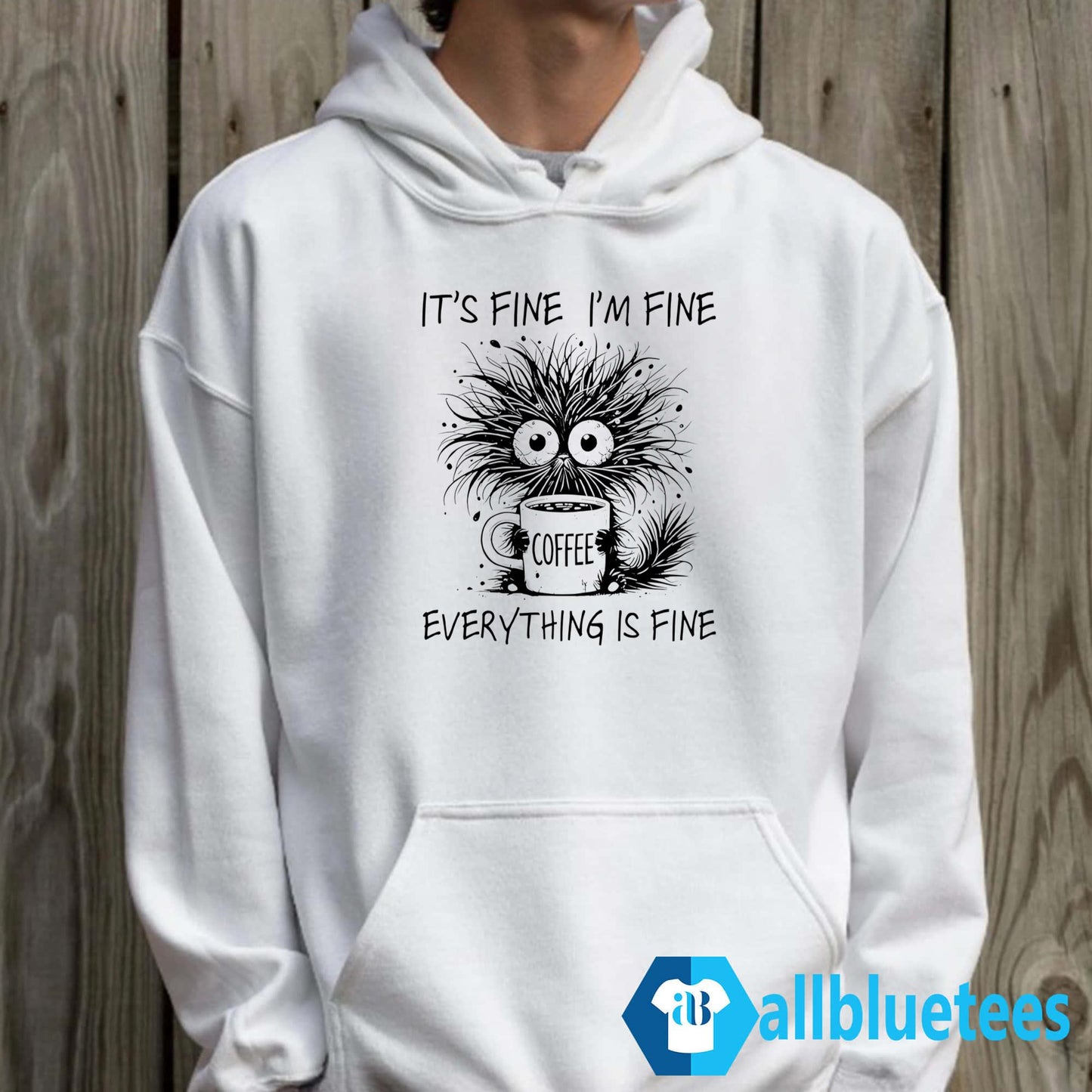 Coffee Cat It’s Fine I’m Fine Everything Is Fine Shirt