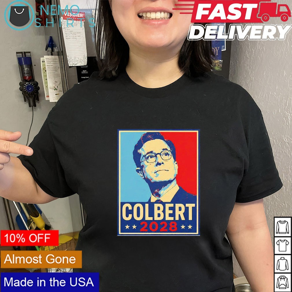 Colbert 2028 hope style graphic shirt