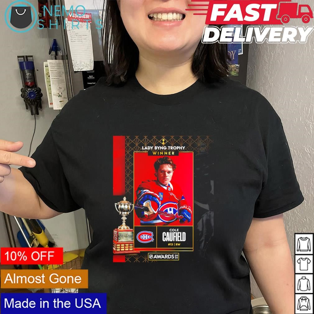 Cole Caufield Montreal Canadiens Lady Byng Trophy winner awards 2026 shirt
