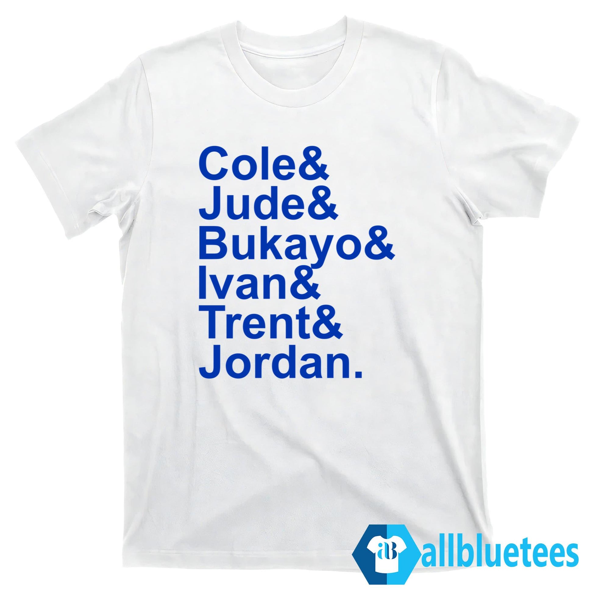 Cole Jude Bukayo Ivan Trent Jordan Shirt