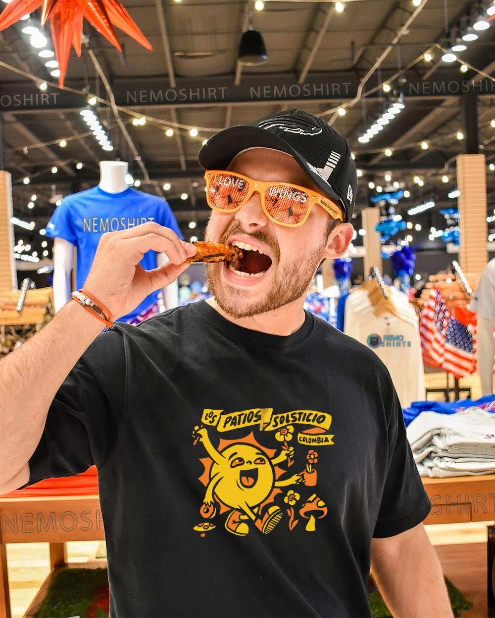 Colombia’s Los Patios Solsticio character shirt
