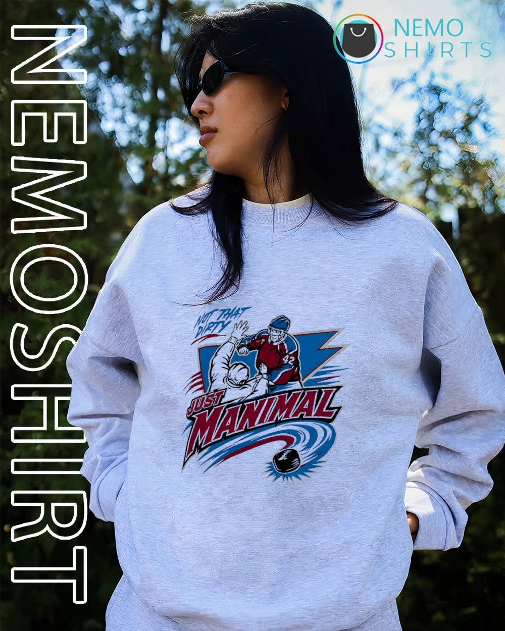 Colorado Avalanche Manimal not that dirty shirt