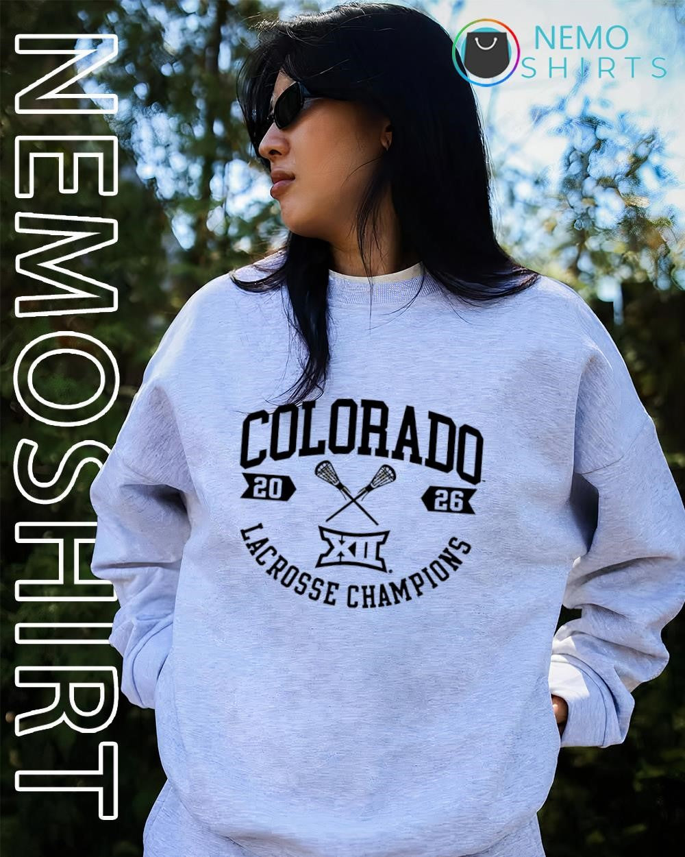 Colorado Buffaloes Big 12 Lacrosse Champions 2026 logo shirt