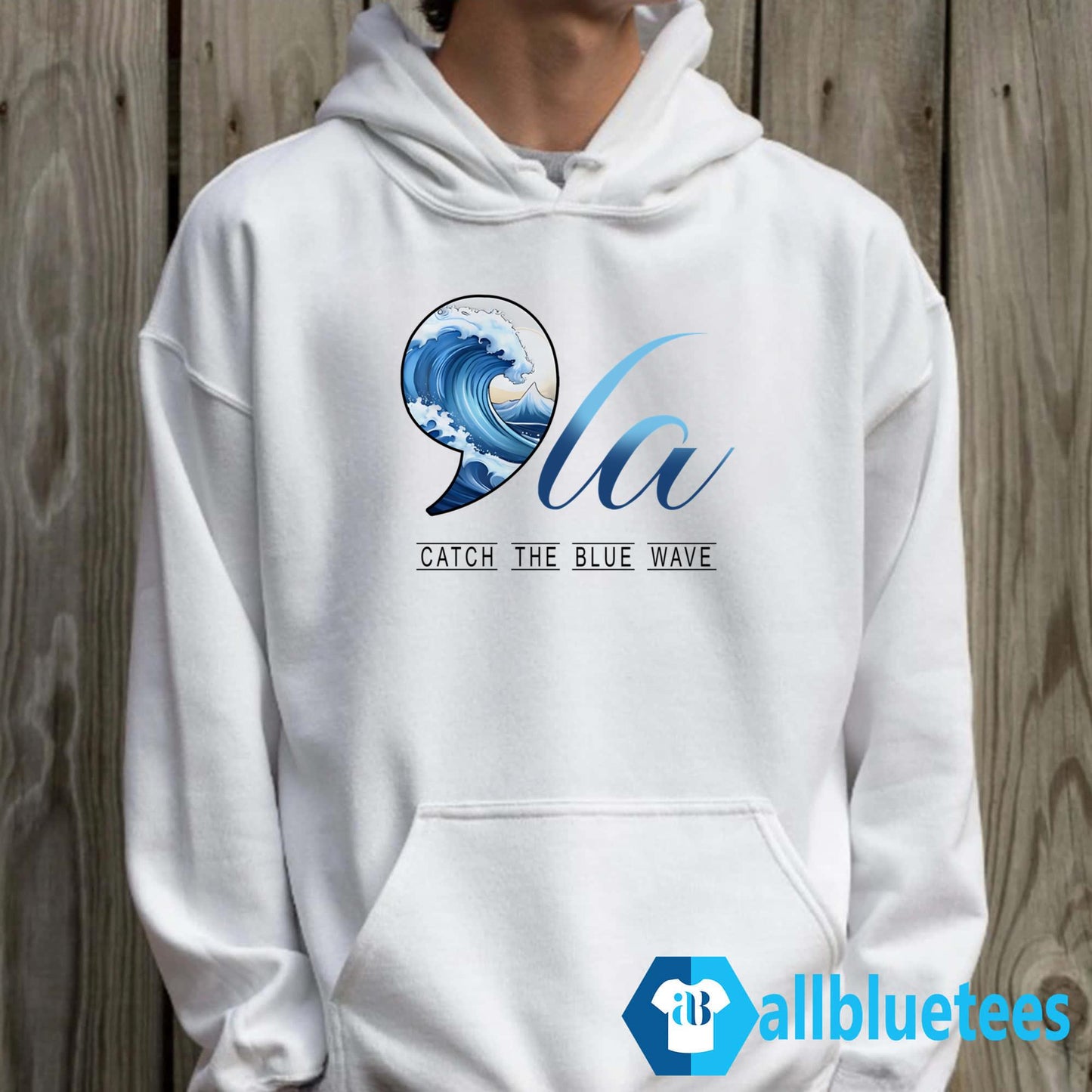 Comma La Kamala Harris Catch The Blue Wave Shirt