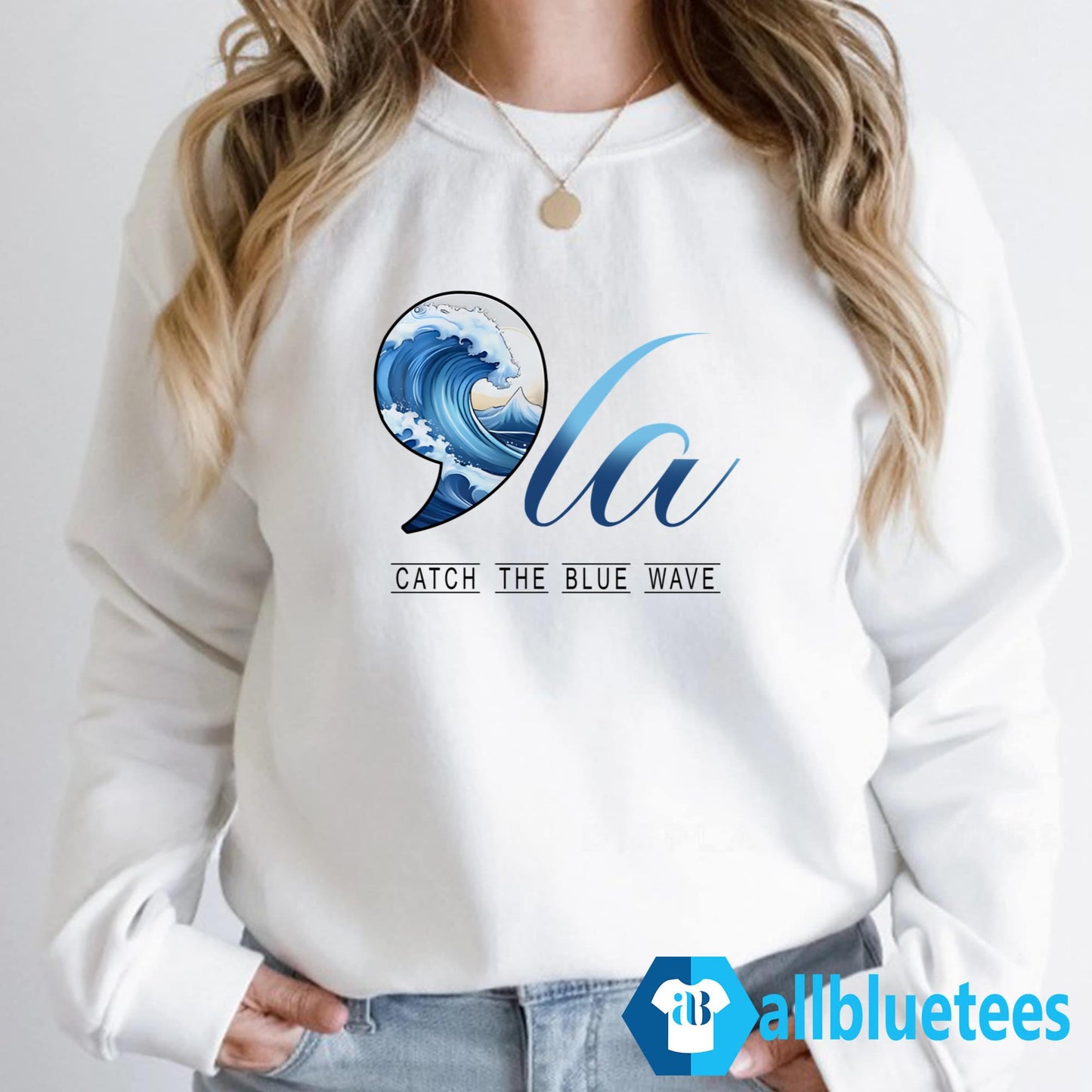 Comma La Kamala Harris Catch The Blue Wave Shirt