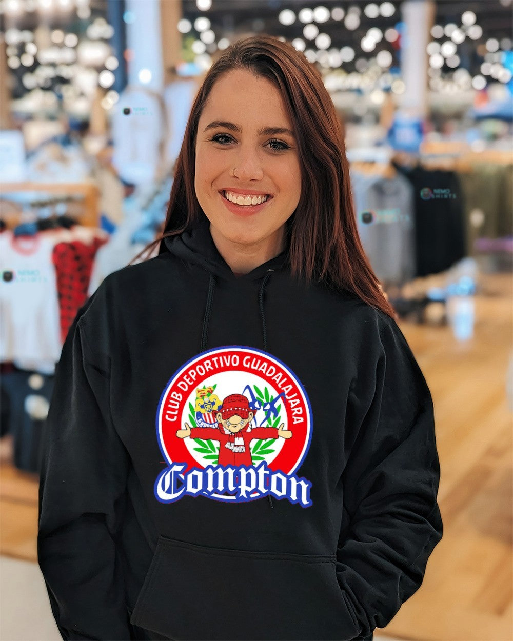 Compton Rojiblanco club deportivo guadalajara shirt