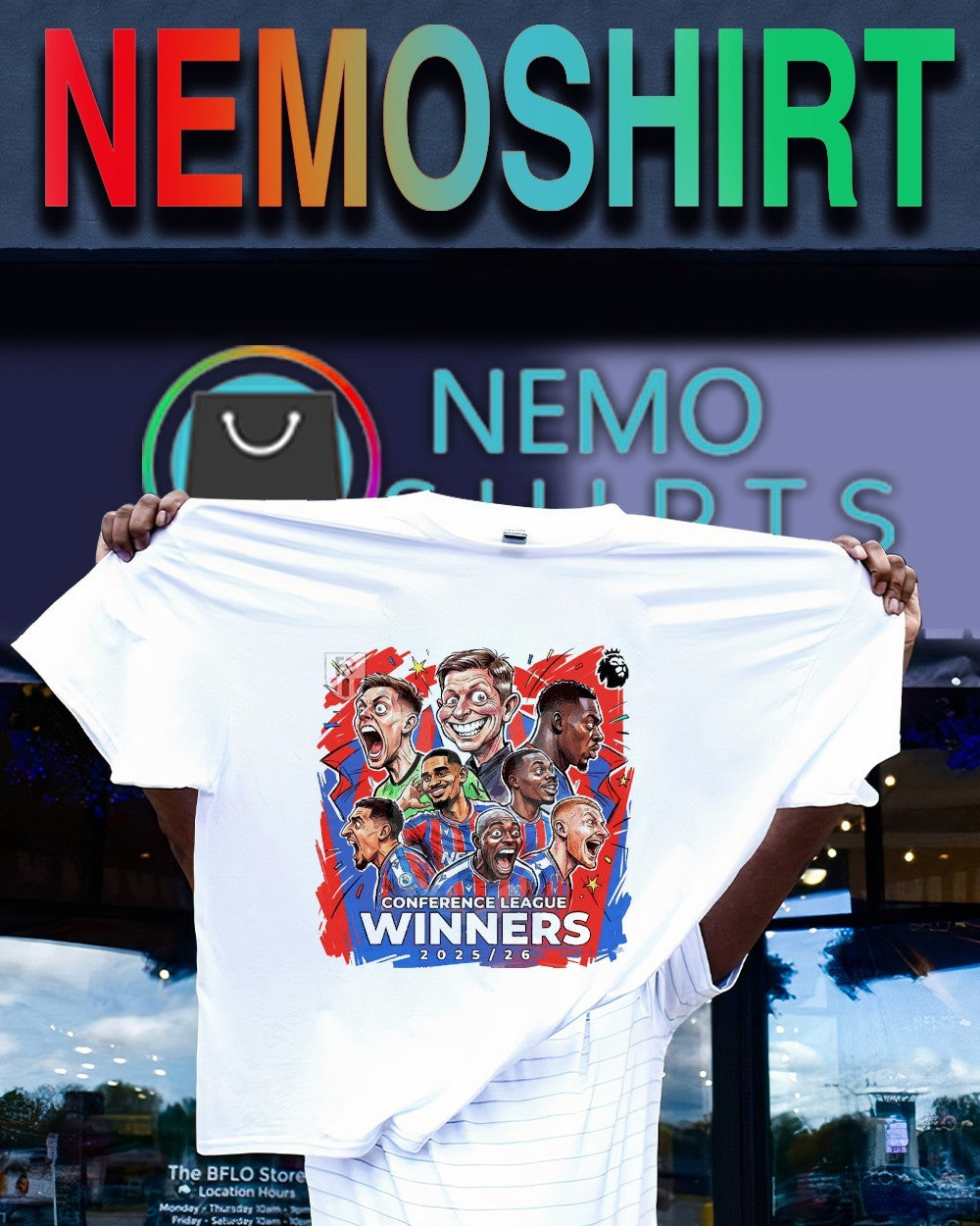 Conference League winners 2025 26 Crystal Palace shirt