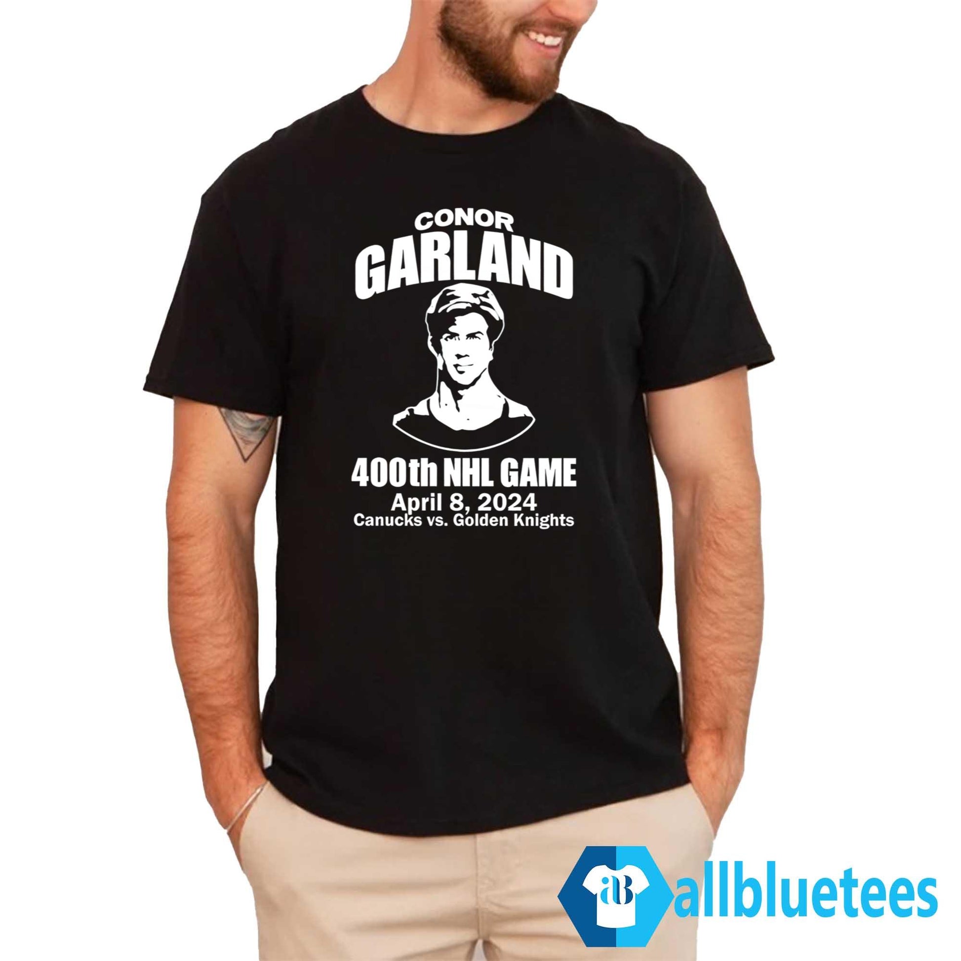 Conor Garland 400Th Game April 8 2024 Canucks Vs Golden Knights Shirt