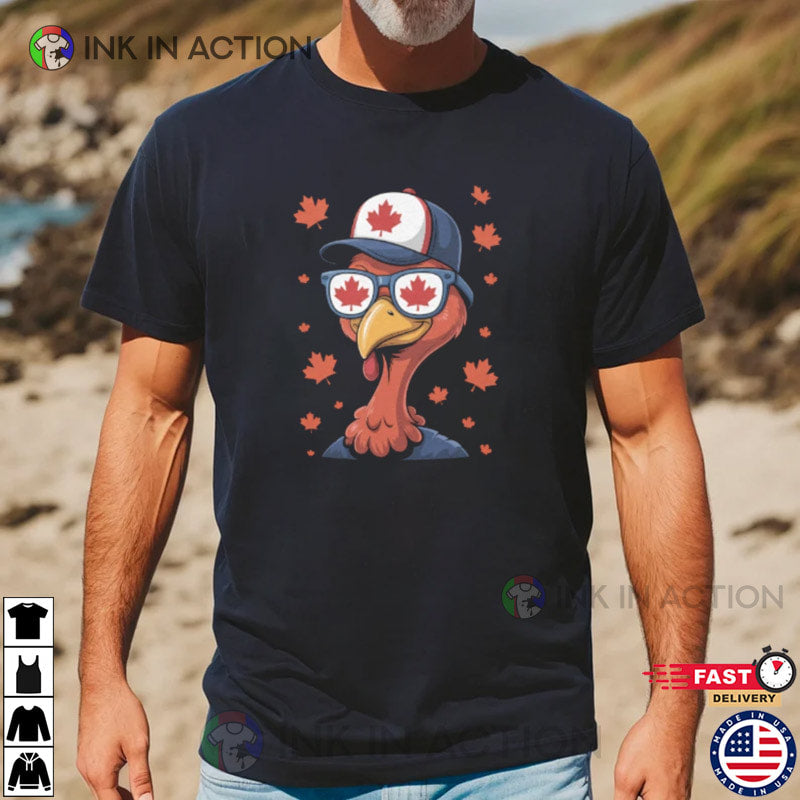 Cool Sunglasses Turkey Canada Thanksgiving Day Shirt
