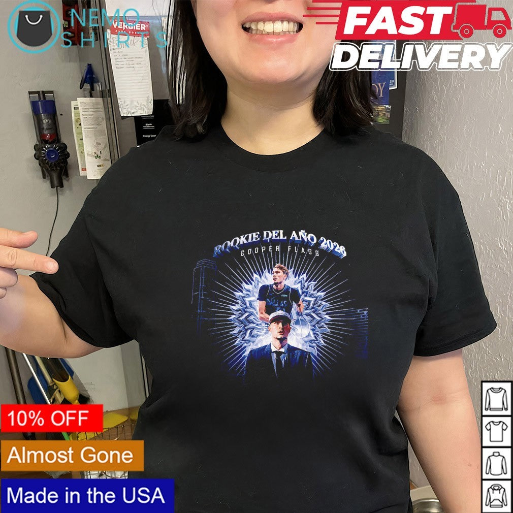 Cooper Flagg Dallas Mavericks Rookie Del Ano 2026 shirt