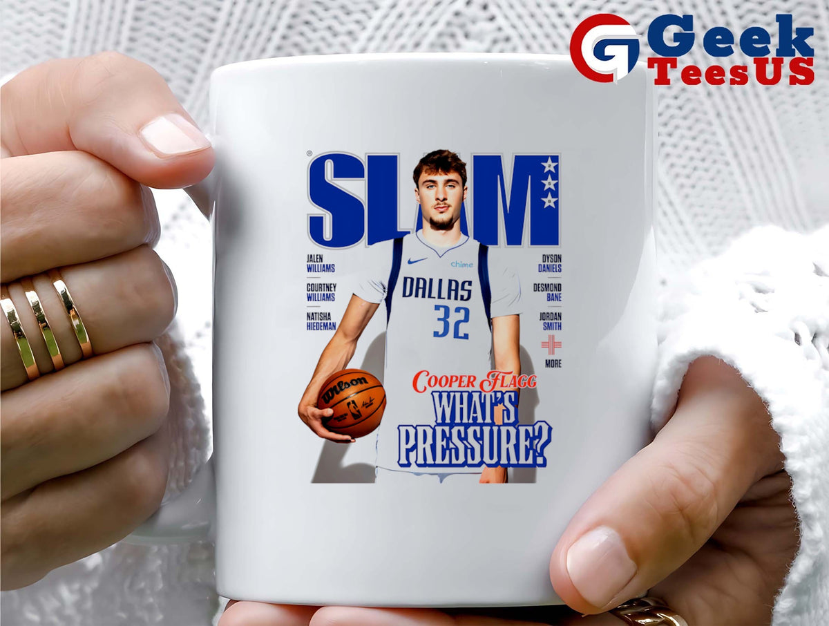 Cooper Flagg Dallas Mavericks basketball newest cover of Slam shirt