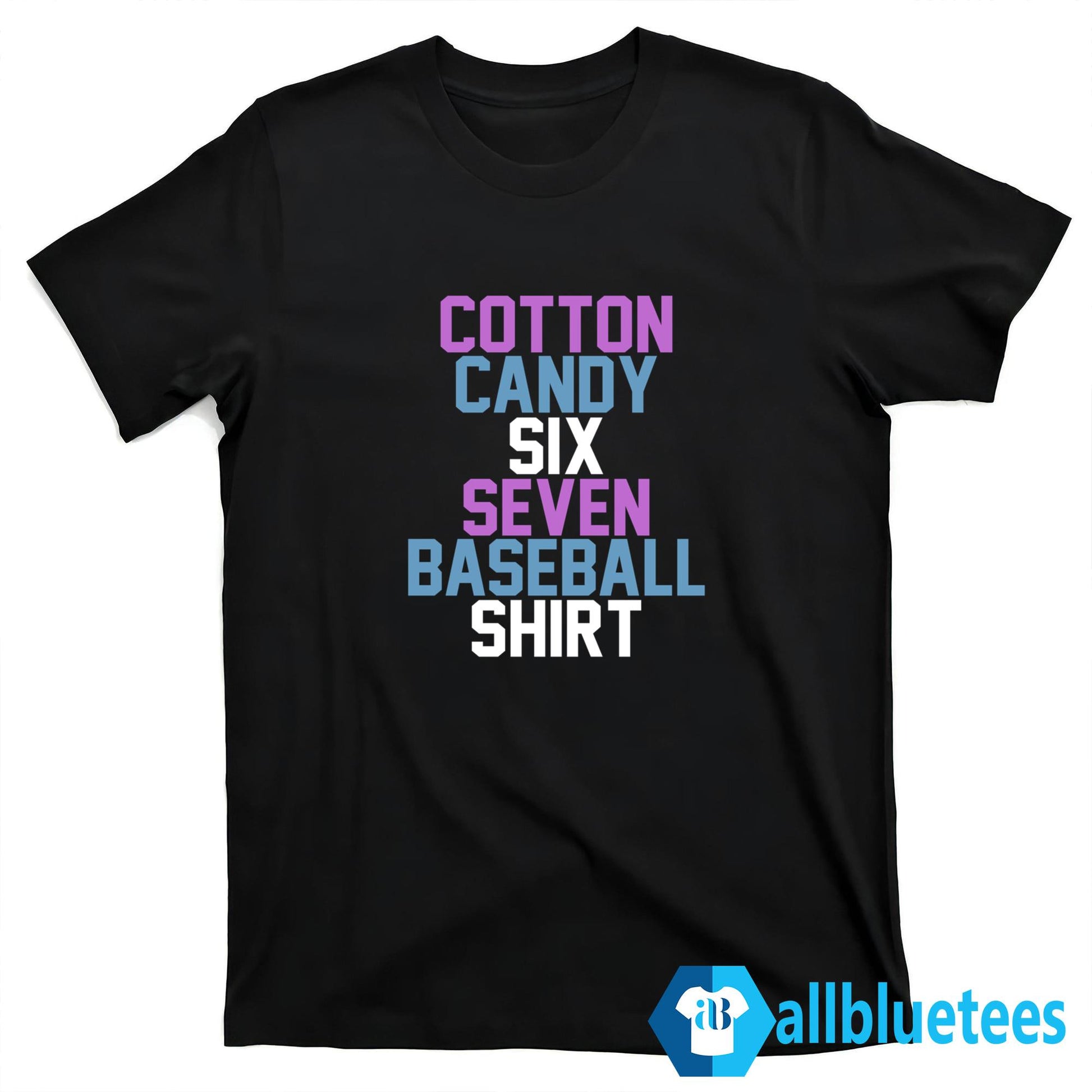 Cotton Candy Six Seven Baseball Shirt