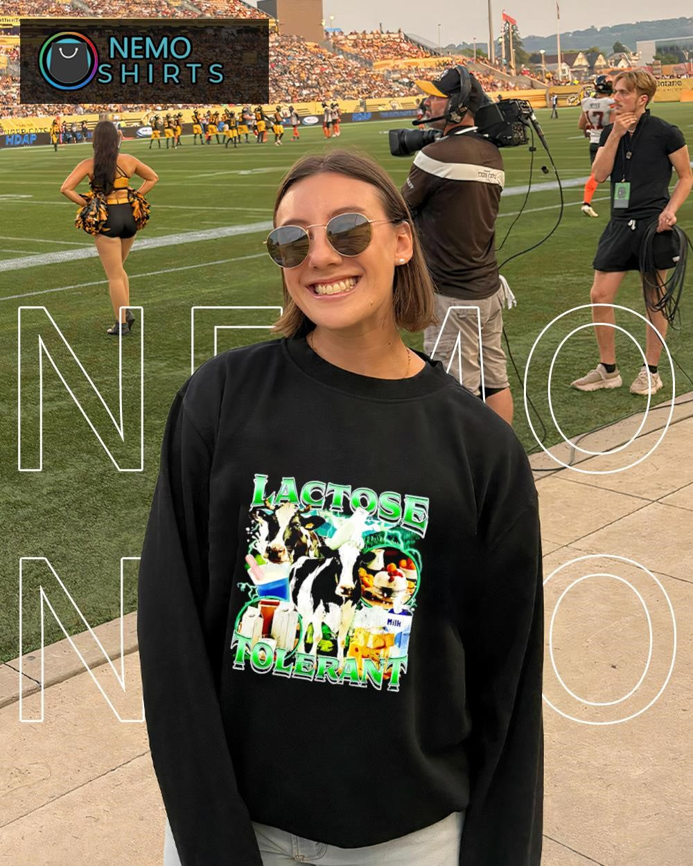 Cow milk lactose tolerant shirt