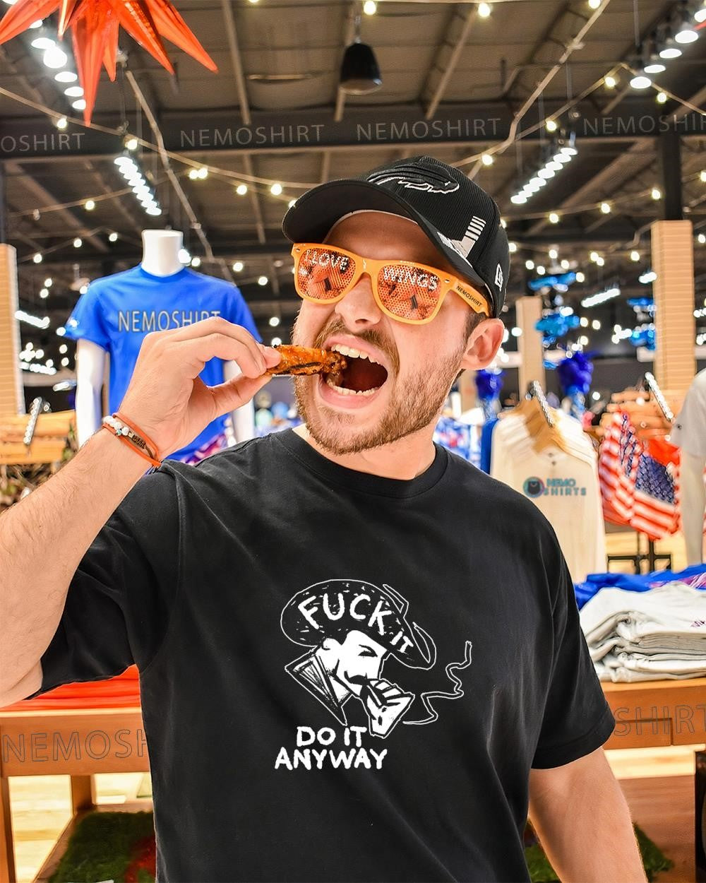 Cowboy Biker fuck it do it away shirt