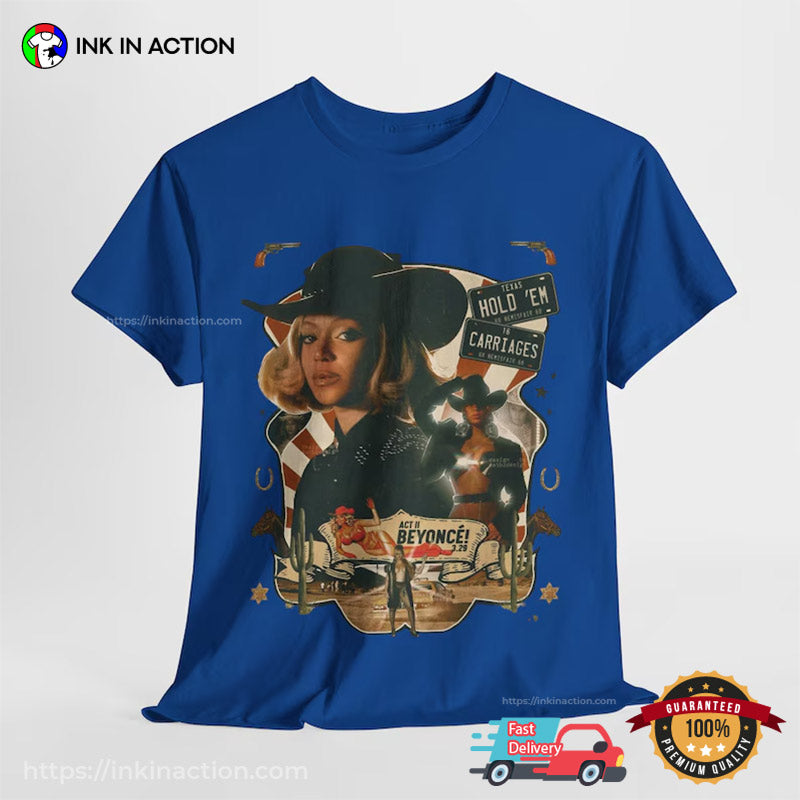 Cowboy Carter Act II Beyonce Western Style T-shirt