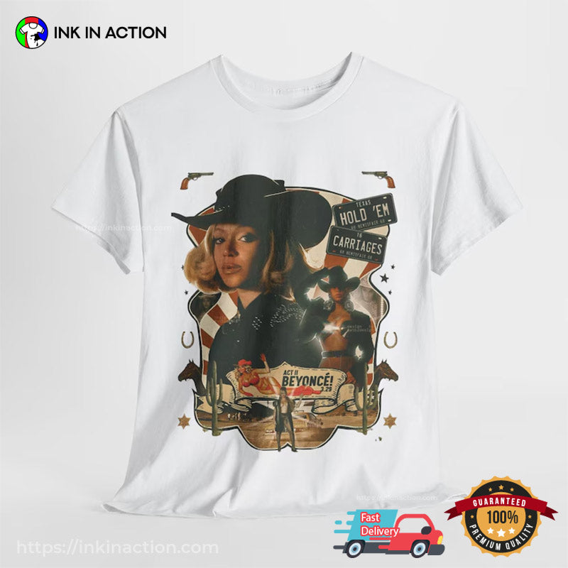 Cowboy Carter Act II Beyonce Western Style T-shirt