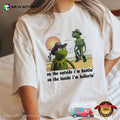 Cowboy Kermit The Frog Sunset Funny Comfort Colors T-shirt